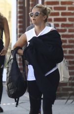REESE WITHERSPOON Leaves a Gym in Los Angeles 04/12/2018