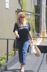 REESE WITHERSPOON Leaves R+D Restaurant in Santa Monica 04/23/2018