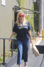 REESE WITHERSPOON Leaves R+D Restaurant in Santa Monica 04/23/2018