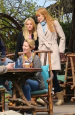 REESE WITHERSPOON, MERYL STREEP and NICOLE KIDMAN on the Set of Big Little Lies in Monterey 04/11/2018