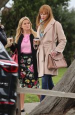 REESE WITHERSPOON, MERYL STREEP and NICOLE KIDMAN on the Set of Big Little Lies in Monterey 04/11/2018