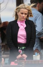 REESE WITHERSPOON on the Set of  Big Little Lies in Monterey 04/11/2018