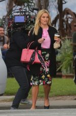 REESE WITHERSPOON on the Set of  Big Little Lies in Monterey 04/11/2018