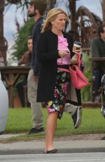 REESE WITHERSPOON on the Set of  Big Little Lies in Monterey 04/11/2018