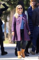REESE WITHERSPOON on the Set of  Big Little Lies in Sausalito 04/18/2018