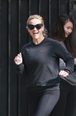 REESE WITHERSPOON Out Jogging in Brentwood 04/20/2018
