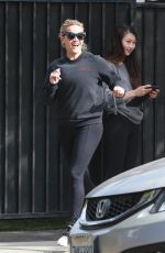 REESE WITHERSPOON Out Jogging in Brentwood 04/20/2018