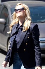 REESE WITHERSPOON Out Shopping in Brentwood 04/16/2018