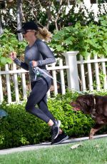 REESE WITHERSPOON Out with Her Dog in Los Angeles 04/15/2018