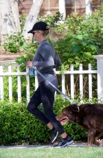REESE WITHERSPOON Out with Her Dog in Los Angeles 04/15/2018