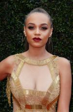 REIGN EDWARDS at Daytime Emmy Awards 2018 in Los Angeles 04/29/2018