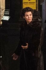 RENEE ZELLWEGER on the Set of New Judy Garland Biopic in London 04/22/2018