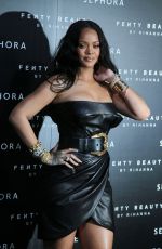 RIHANNA at Fenty by Rihanna Makeup Launch in Milan 04/05/2018
