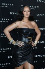 RIHANNA at Fenty by Rihanna Makeup Launch in Milan 04/05/2018