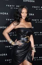 RIHANNA at Fenty by Rihanna Makeup Launch in Milan 04/05/2018