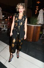 RITA ORA at Dolce & Gabbana Alta Moda Fashion Show in New York 04/08/2018