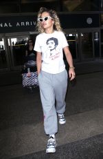 RITA ORA at LAX Airport in Los Angeles 04/13/2018