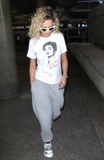 RITA ORA at LAX Airport in Los Angeles 04/13/2018