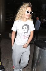 RITA ORA at LAX Airport in Los Angeles 04/13/2018