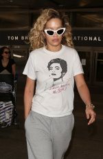 RITA ORA at LAX Airport in Los Angeles 04/13/2018