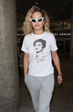 RITA ORA at LAX Airport in Los Angeles 04/13/2018