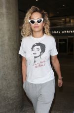 RITA ORA at LAX Airport in Los Angeles 04/13/2018