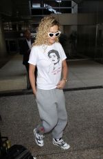 RITA ORA at LAX Airport in Los Angeles 04/13/2018