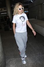 RITA ORA at LAX Airport in Los Angeles 04/13/2018