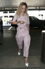 RITA ORA at Los Angeles International Airport 04/16/2018