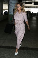 RITA ORA at Los Angeles International Airport 04/16/2018
