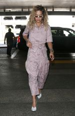 RITA ORA at Los Angeles International Airport 04/16/2018