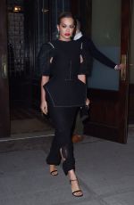 RITA ORA Night Out in New York 04/04/2018