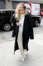 RITA ORA Out in New York 04/10/2018