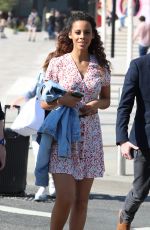 ROCHELLE HUMES Arrives at ITV Studios in London 04/19/2018