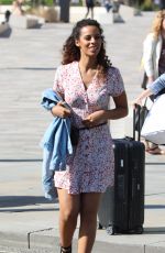 ROCHELLE HUMES Arrives at ITV Studios in London 04/19/2018