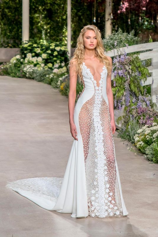 ROMEE STRIJD at Pronovias Fashion Show in Barcelona 04/23/2018