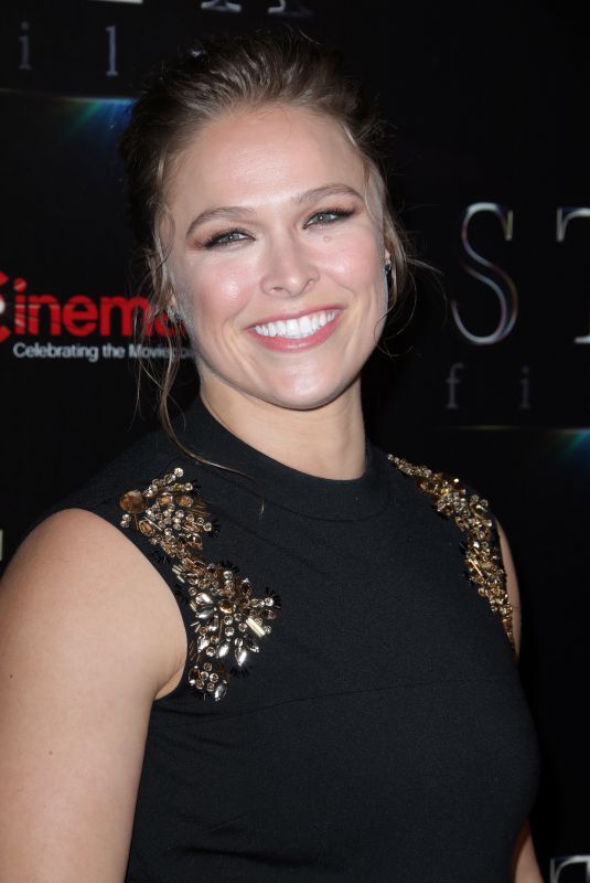 RONDA ROUSEY at An Evening with STXFilms Presentation at Cinemacon in Las Vegas 04/24/2018