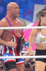 RONDA RUSEY at WWE Wrestlemania 34 at Mercedes-benz Superdome in New Orleans 04/08/2018