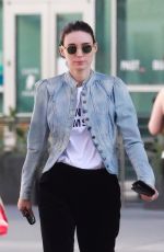 ROONEY MARA Out and About in Hollywood 04/07/2018