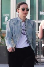 ROONEY MARA Out and About in Hollywood 04/07/2018