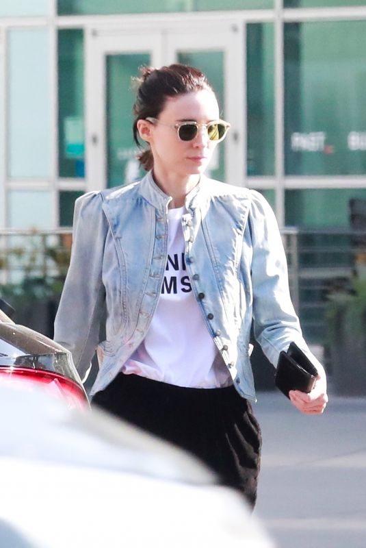 ROONEY MARA Out and About in Hollywood 04/07/2018