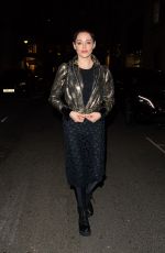 ROSE MCGOWAN Leaves Ash from Chaos Private View at Lazinc Gallery in New York 04/19/2018