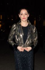 ROSE MCGOWAN Leaves Ash from Chaos Private View at Lazinc Gallery in New York 04/19/2018