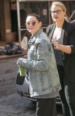 ROSE MCGOWAN Out and About in New York 04/11/2018