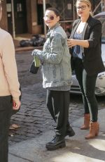 ROSE MCGOWAN Out and About in New York 04/11/2018