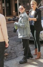 ROSE MCGOWAN Out and About in New York 04/11/2018