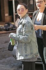 ROSE MCGOWAN Out and About in New York 04/11/2018