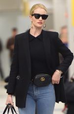 ROSIE HUNTINGTON-WHITELEY at JFK Airport in New York 04/03/2018