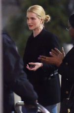 ROSIE HUNTINGTON-WHITELEY at JFK Airport in New York 04/03/2018