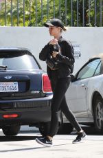 ROSIE HUNTINGTON-WHITELEY Leaves a Gym in West Hollywood 04/26/2018